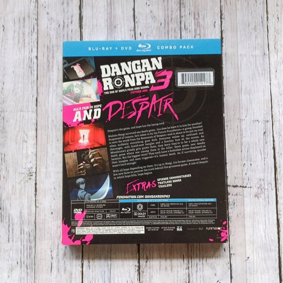 Danganronpa 3 The End of Hope's Peak High School Future Arc Blu-Ray and DVD Set - Picture 3 of 4